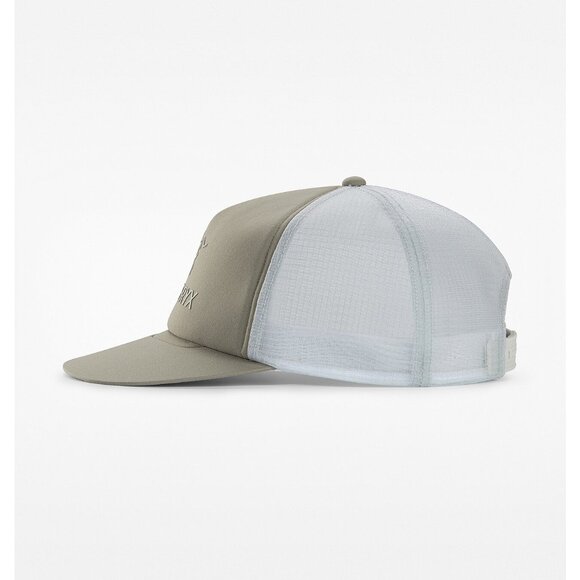 *BRAND NEW w/ TAGS!* Arc'teryx Logo Flat Brim Trucker Hat in Forage (Olive) - Picture 3 of 4